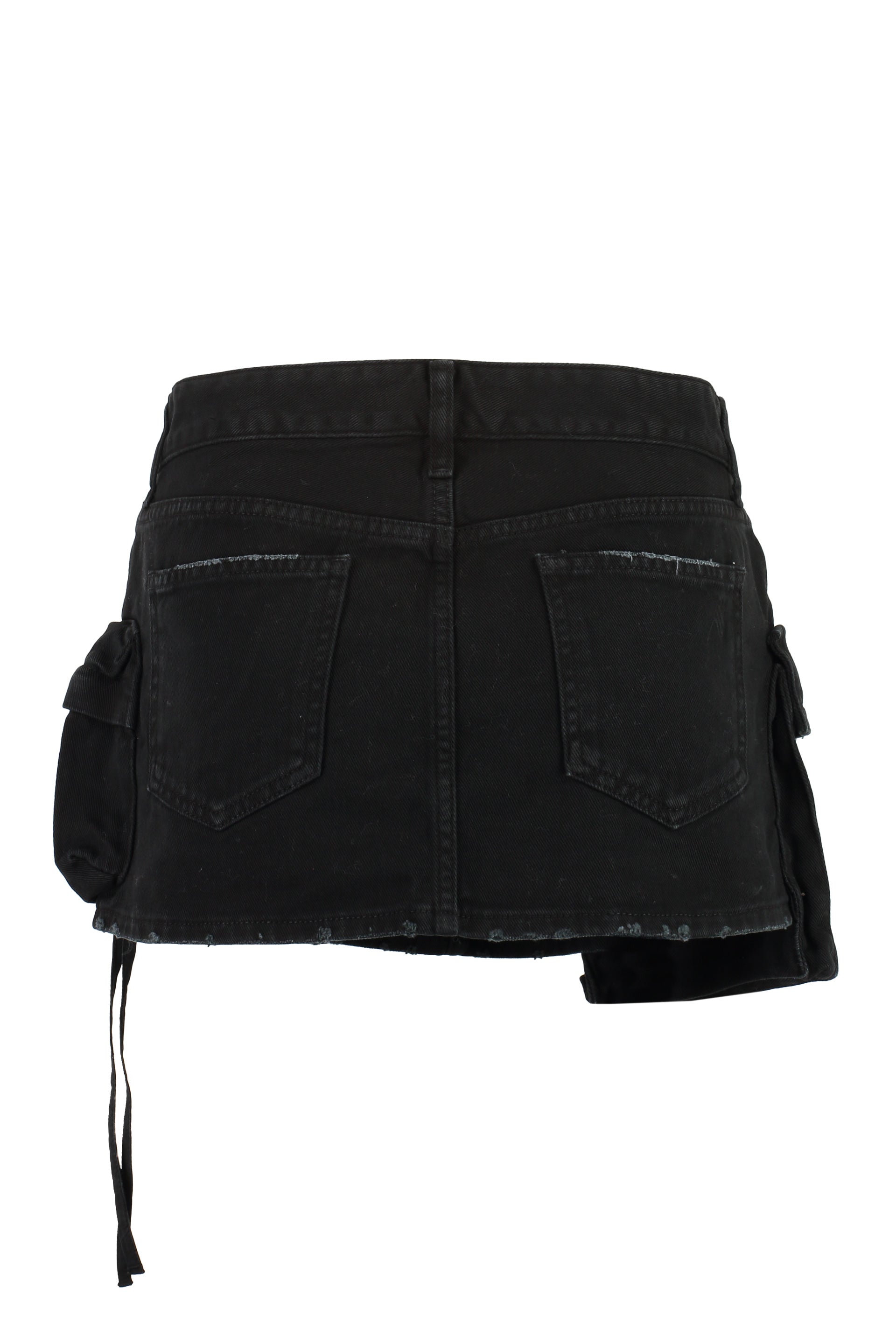 THE ATTICO Chic Denim Mini Skirt