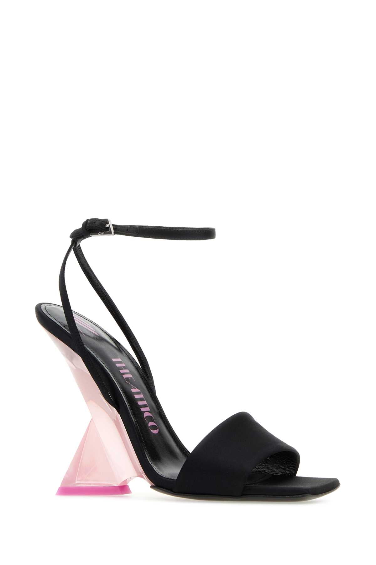 THE ATTICO Satin Cheope Mini Sandals for Women