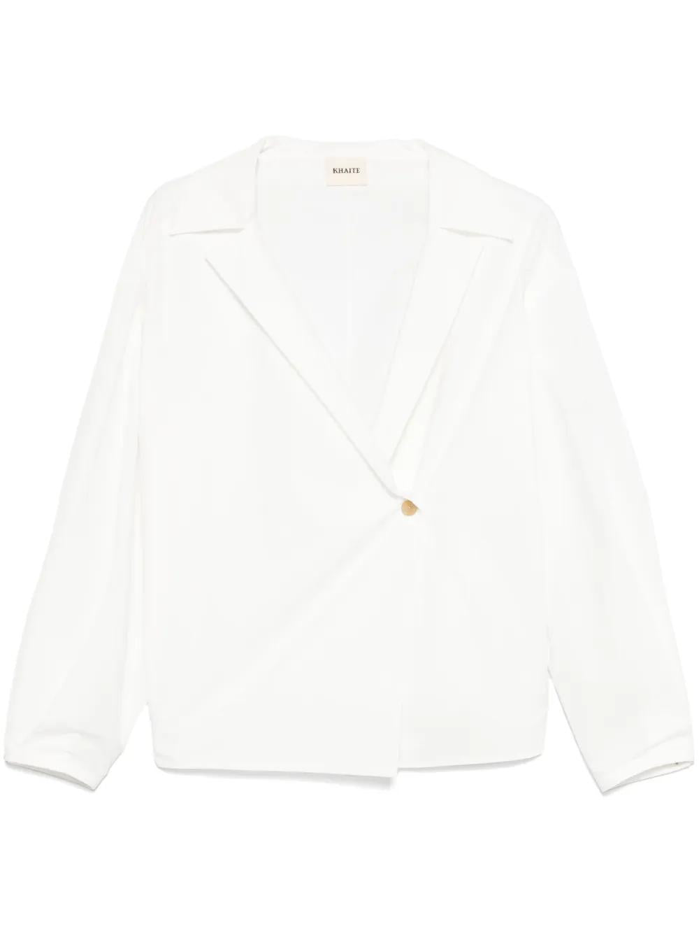 KHAITE Cruzada Button Mini Shirt for Women