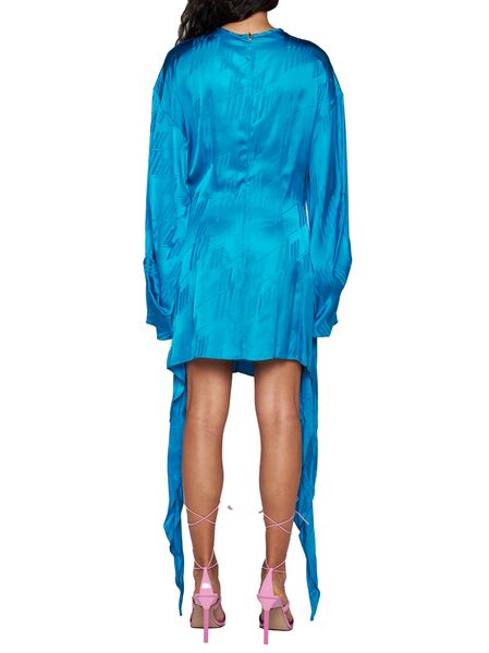 THE ATTICO Chic Front Cut-Out Bow Mini Dress