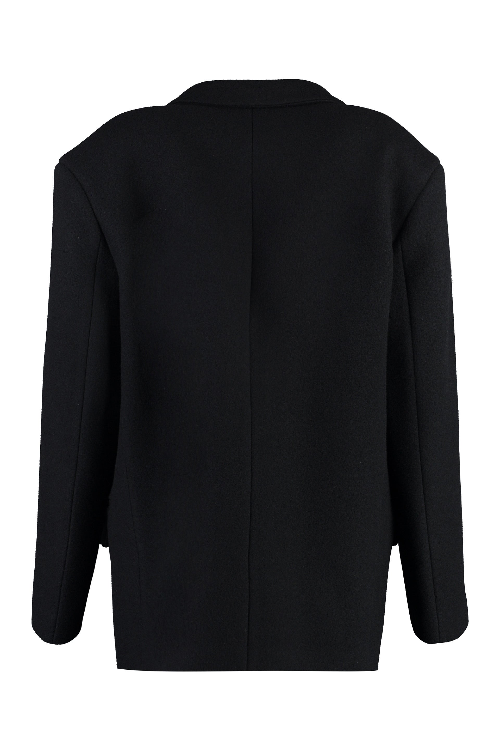 THE ATTICO Oversized Short Wool Jacket