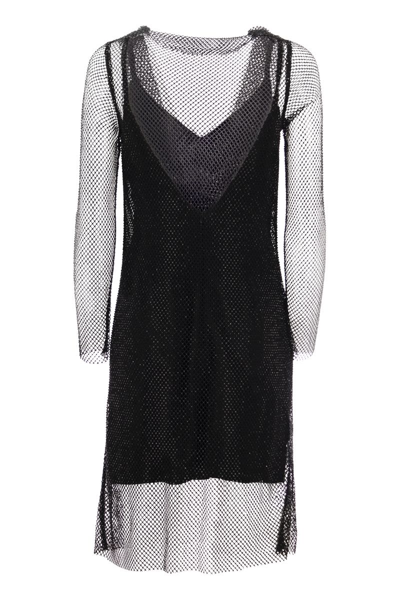 MAX MARA Embellished Mesh Mini Dress