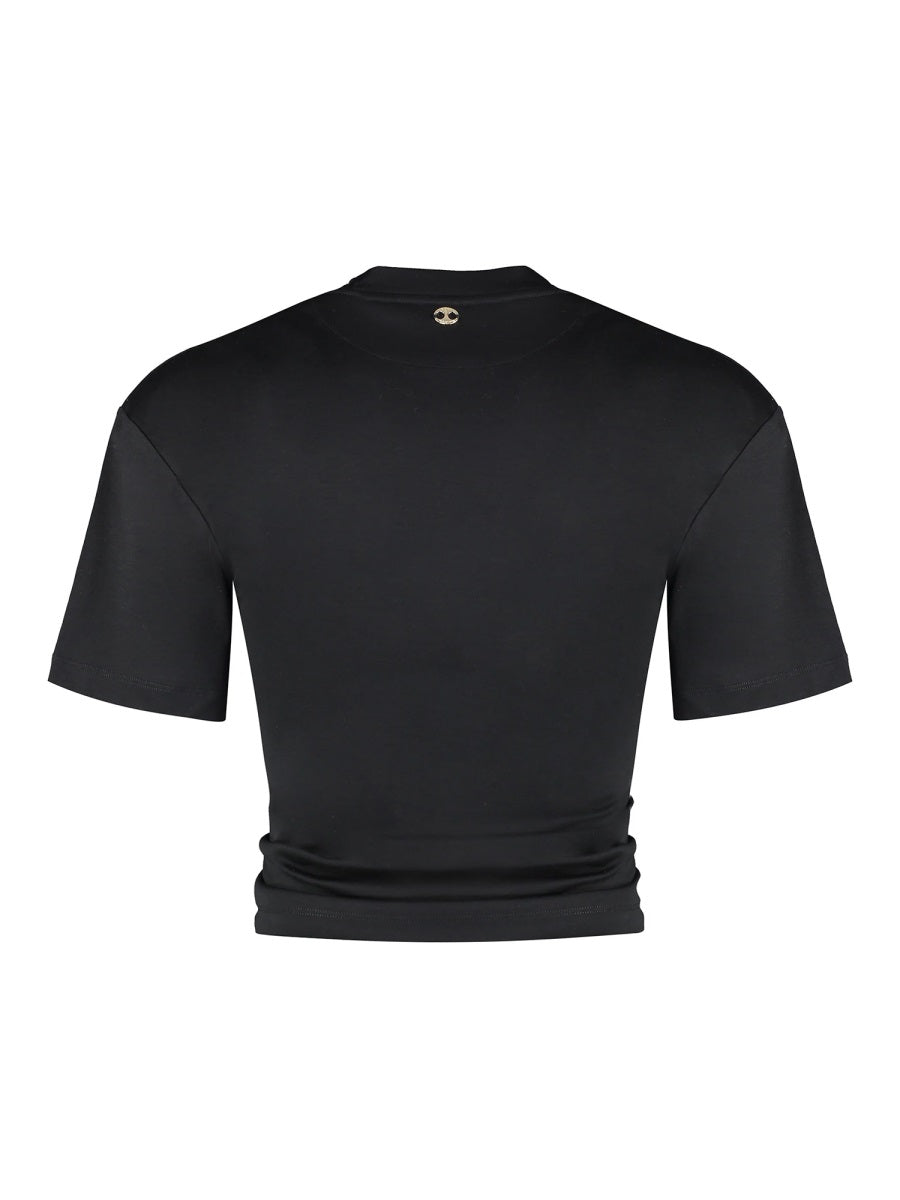 RABANNE Slim Fit Cropped T-Shirt - Size S