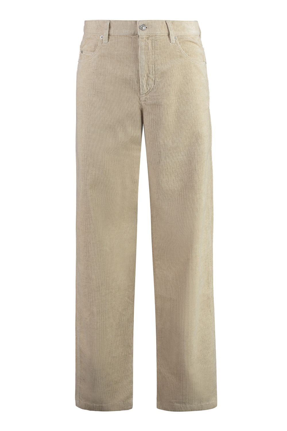 ISABEL MARANT Men's Corduroy Trousers with Decorative Buttons - FW23
