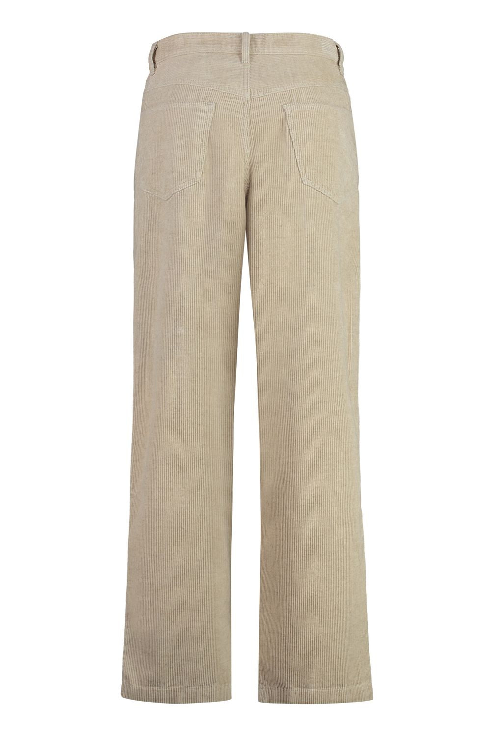 ISABEL MARANT Men's Corduroy Trousers with Decorative Buttons - FW23