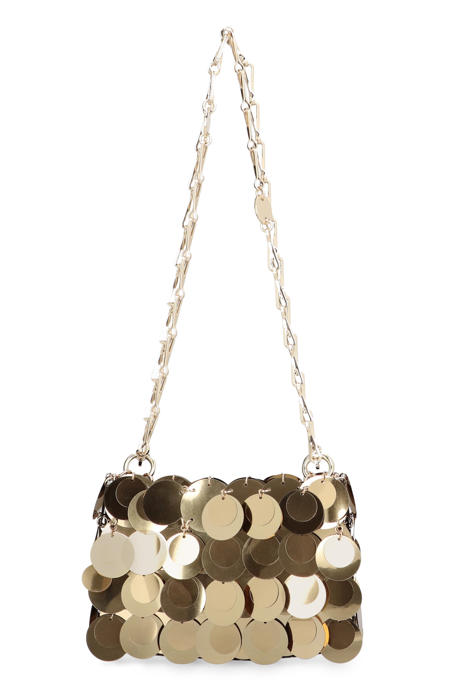 PACO RABANNE Maxi Sequins Nano Shoulder Handbag