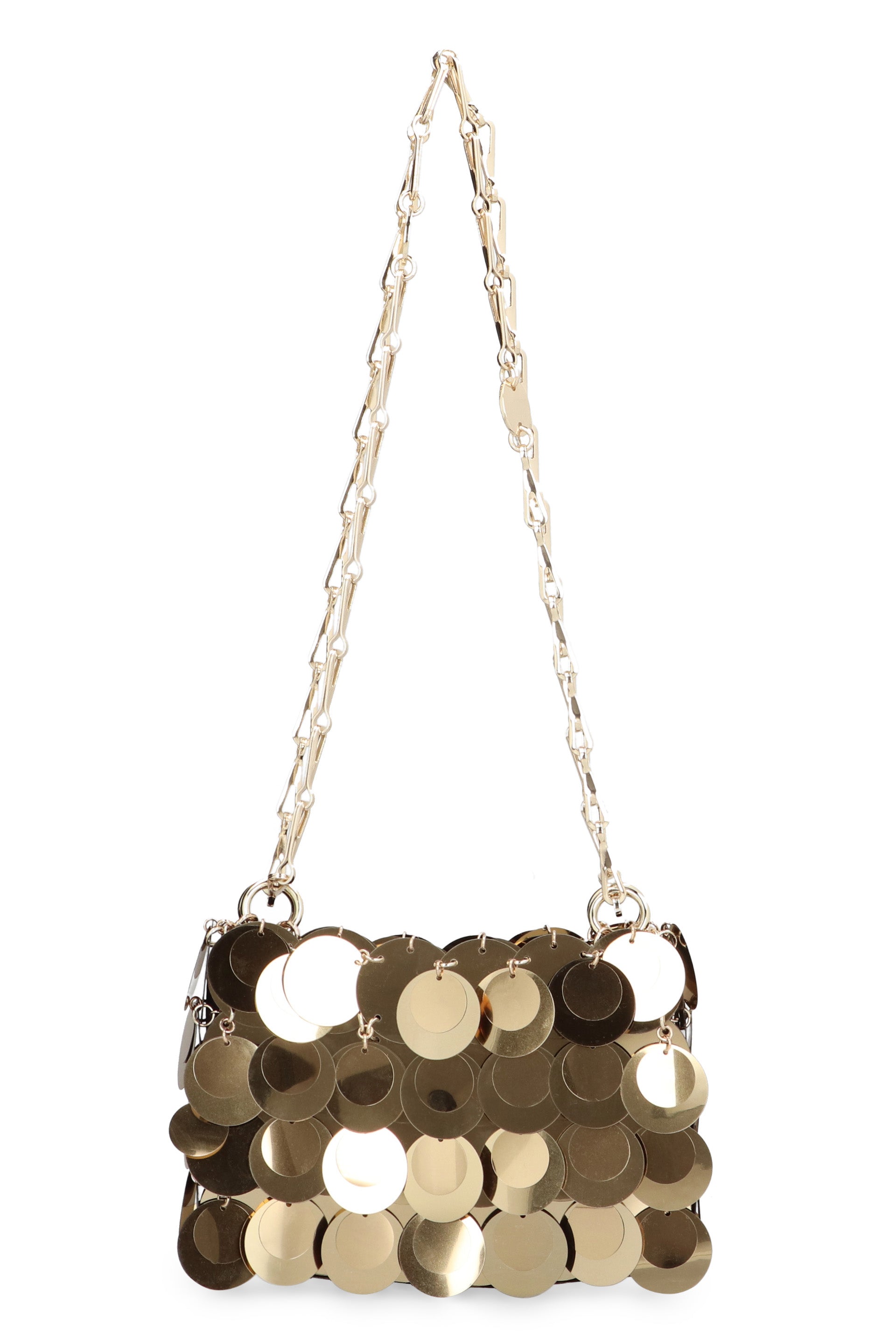 PACO RABANNE Maxi Sequins Nano Shoulder Handbag