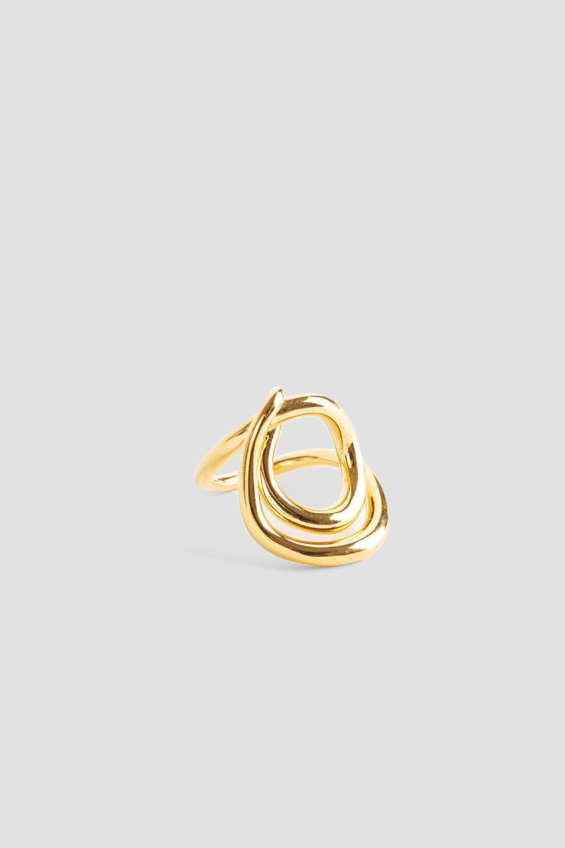 CHARLOTTE CHESNAIS Lasso Ring in Vermeil