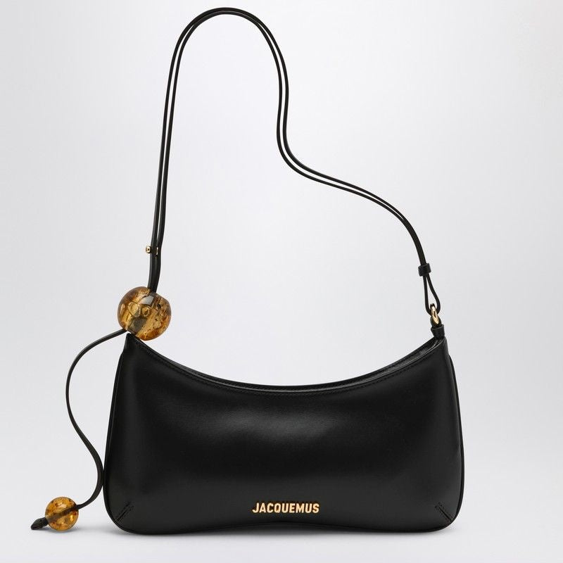 JACQUEMUS Mini Leather Handbag with Adjustable Strap