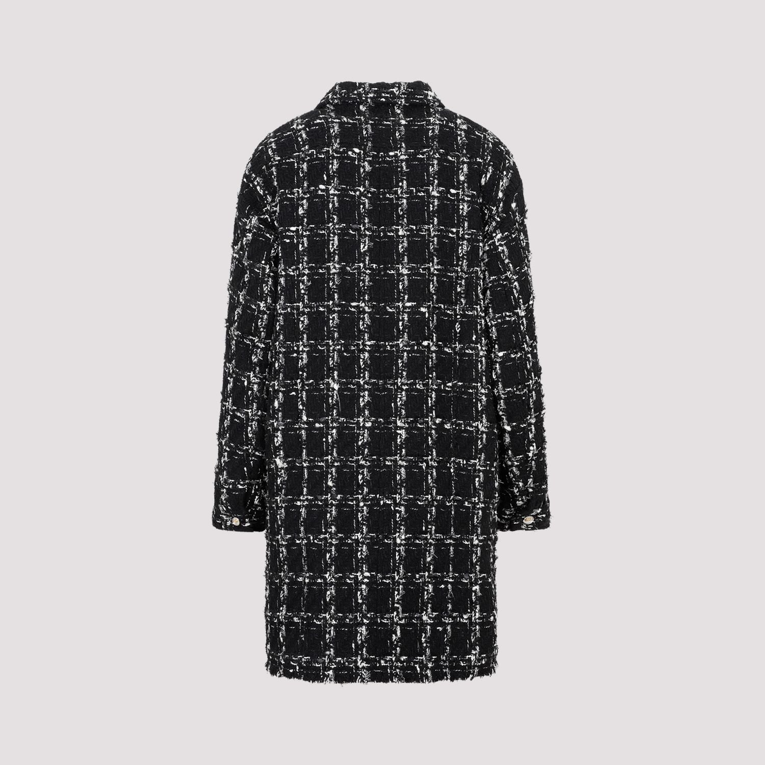 GIAMBATTISTA VALLI Checkered Design Bouclé Jacket for Women - FW23