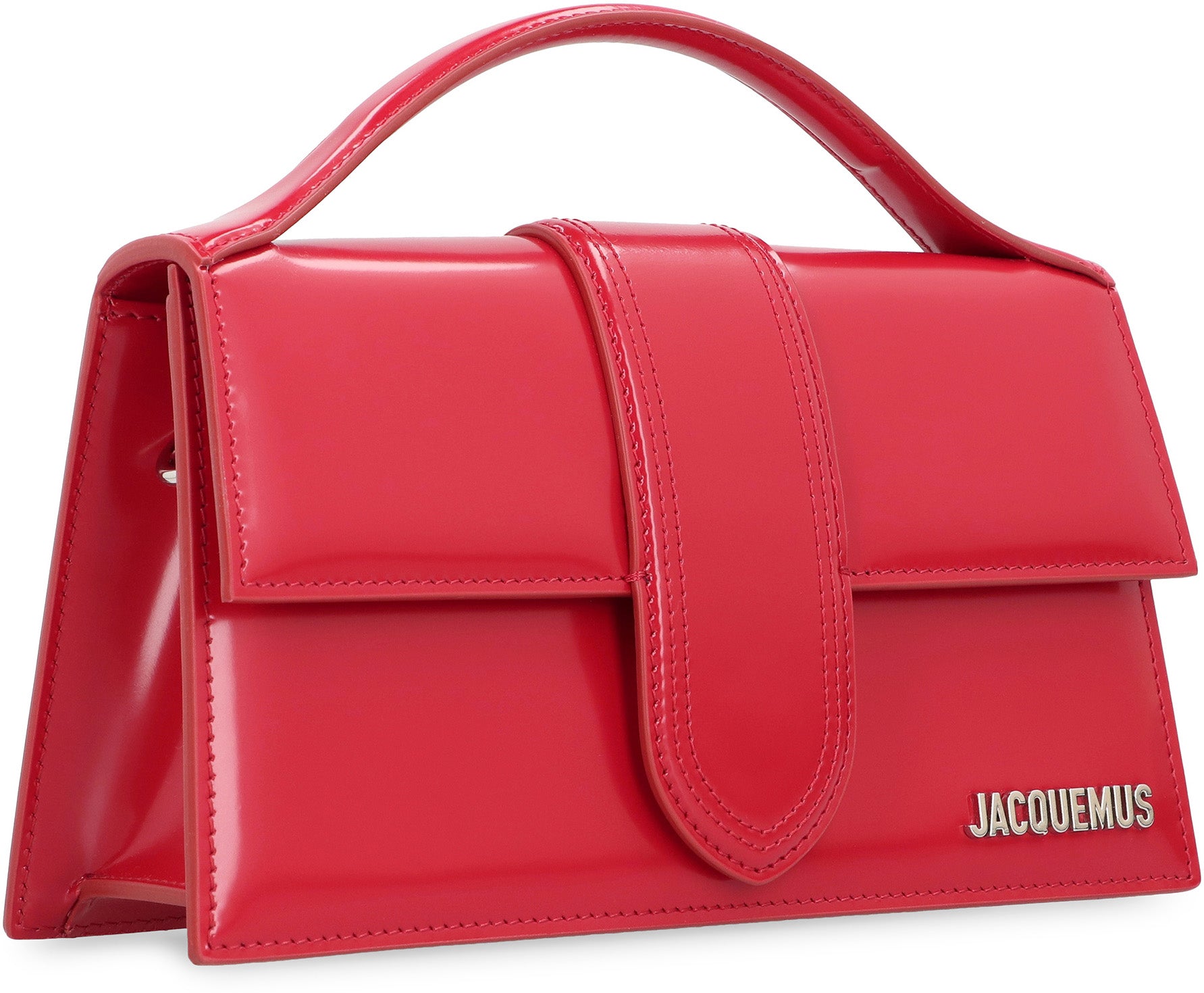 JACQUEMUS Leather Mini Handbag with Top Handle