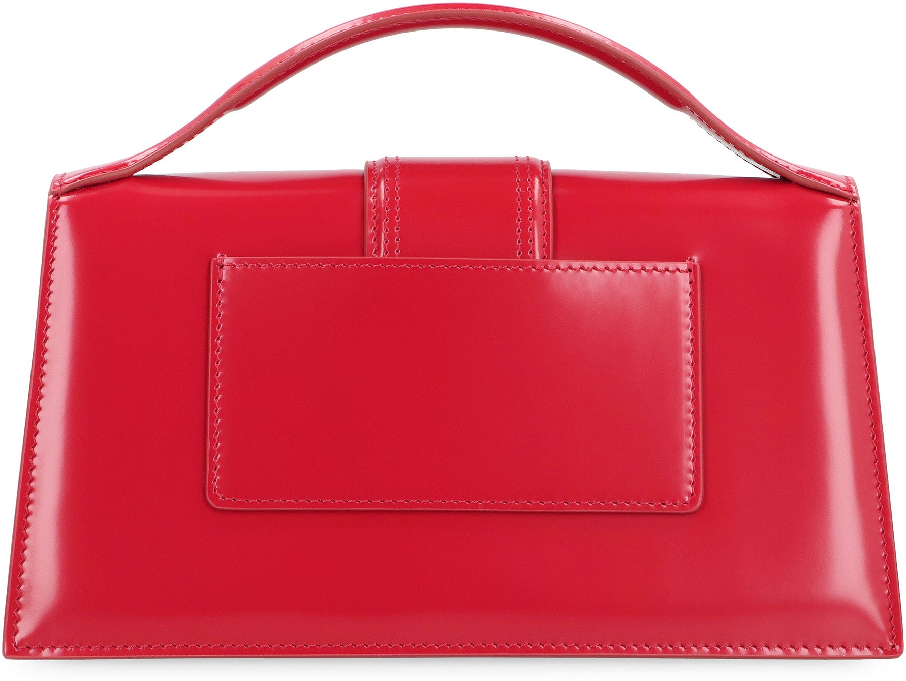 JACQUEMUS Leather Mini Handbag with Top Handle