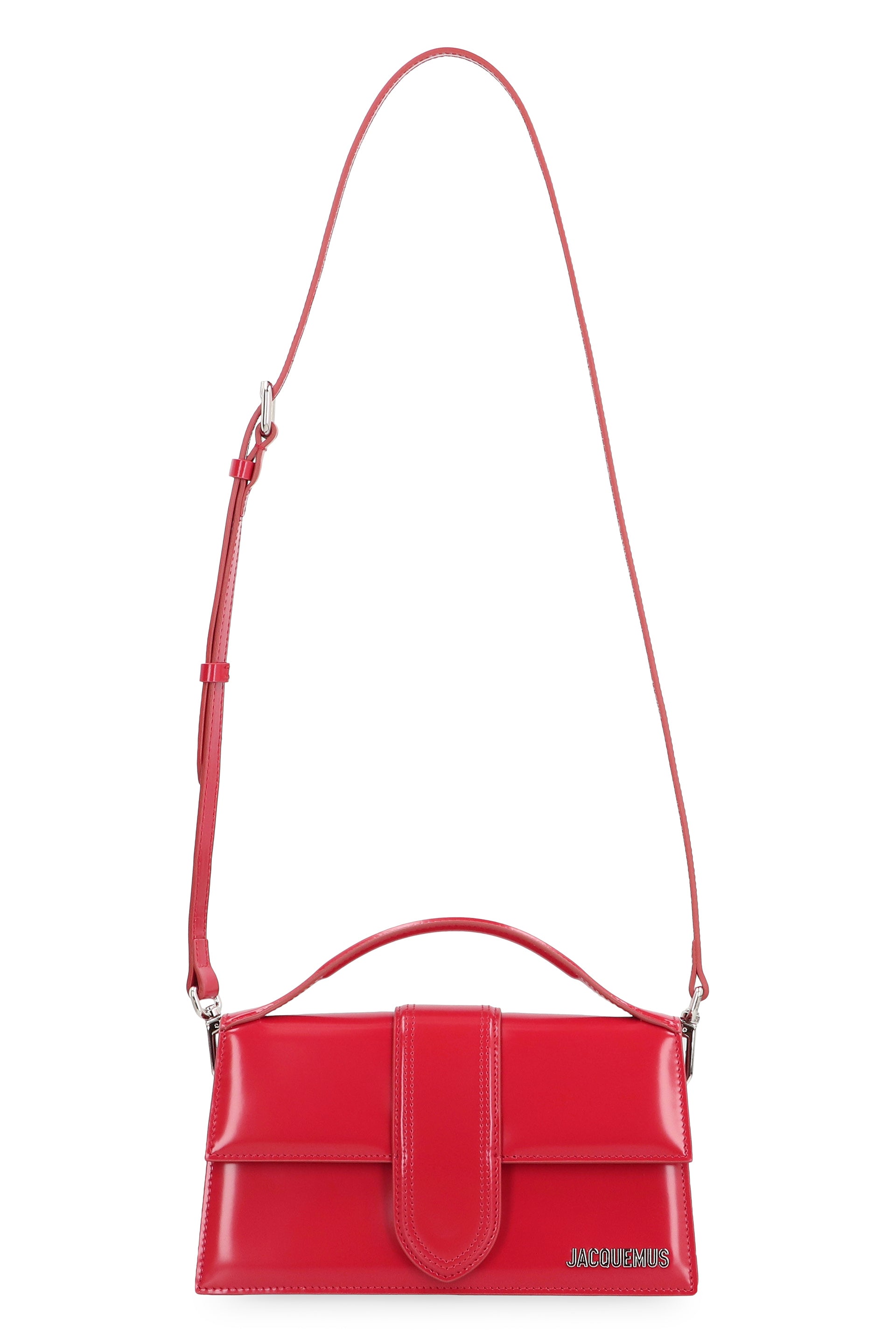 JACQUEMUS Leather Mini Handbag with Top Handle