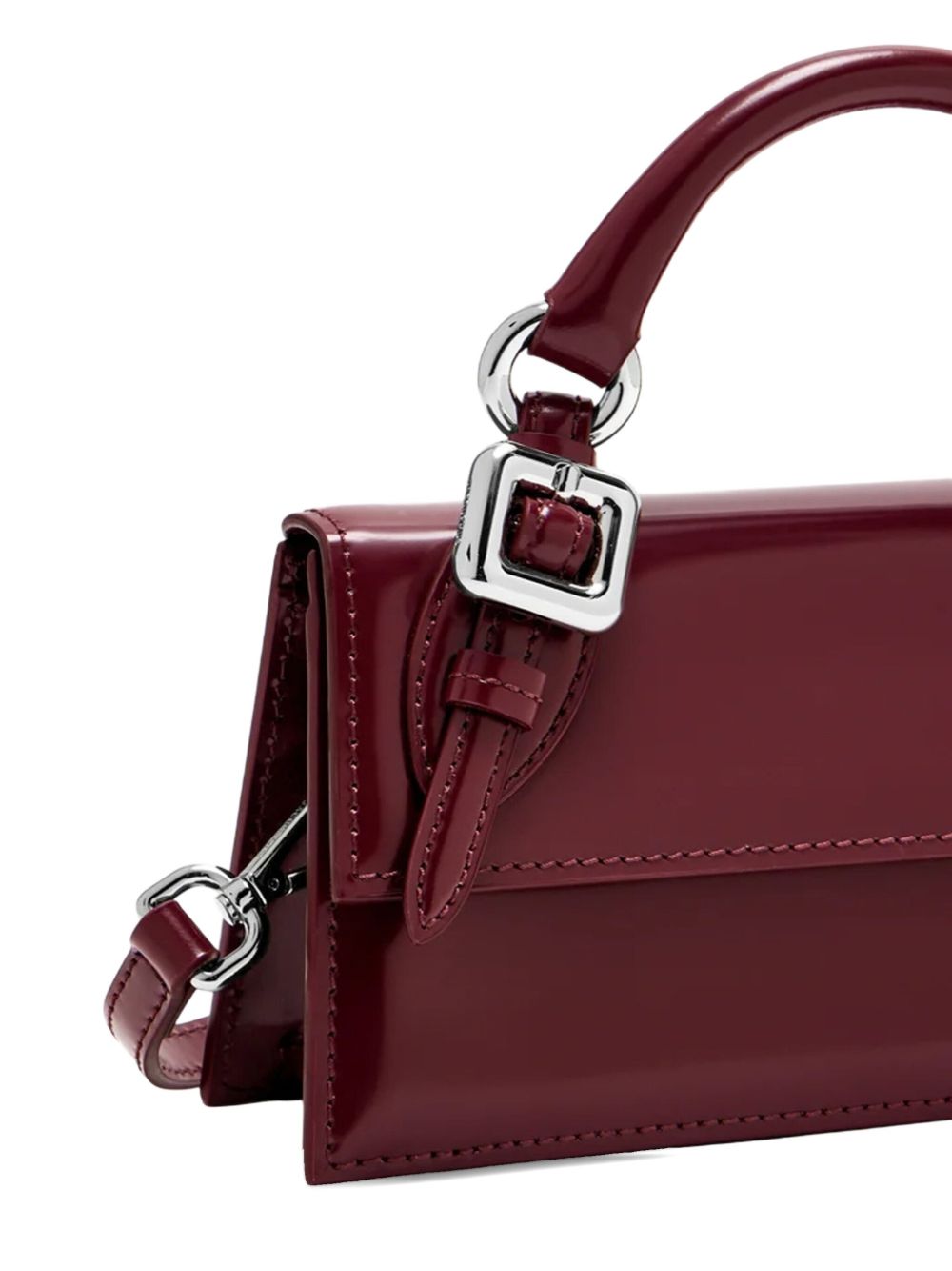 JACQUEMUS Mini Structured Leather Handbag