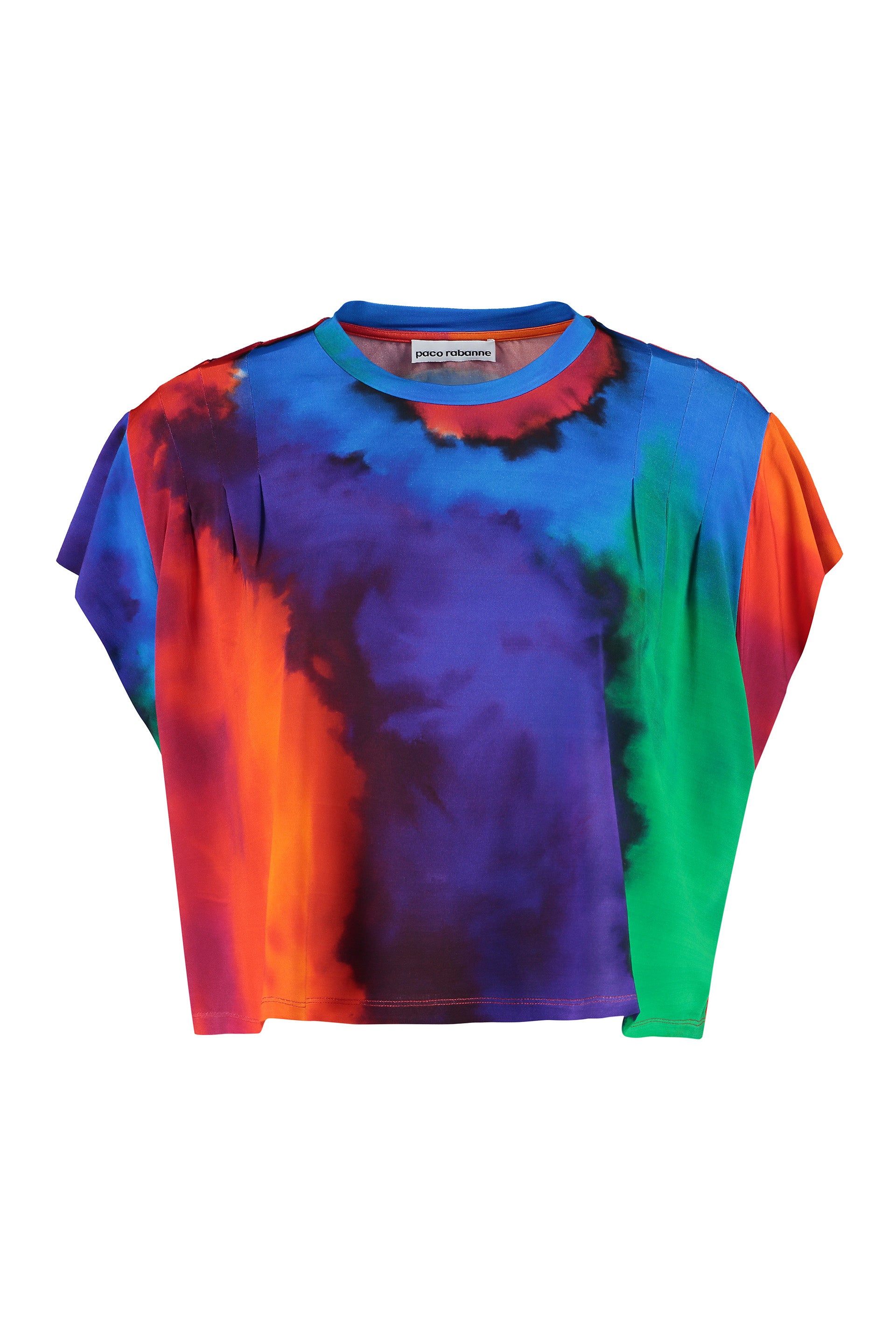 PACO RABANNE Relaxed Fit T-Shirt with Round Neckline for Women