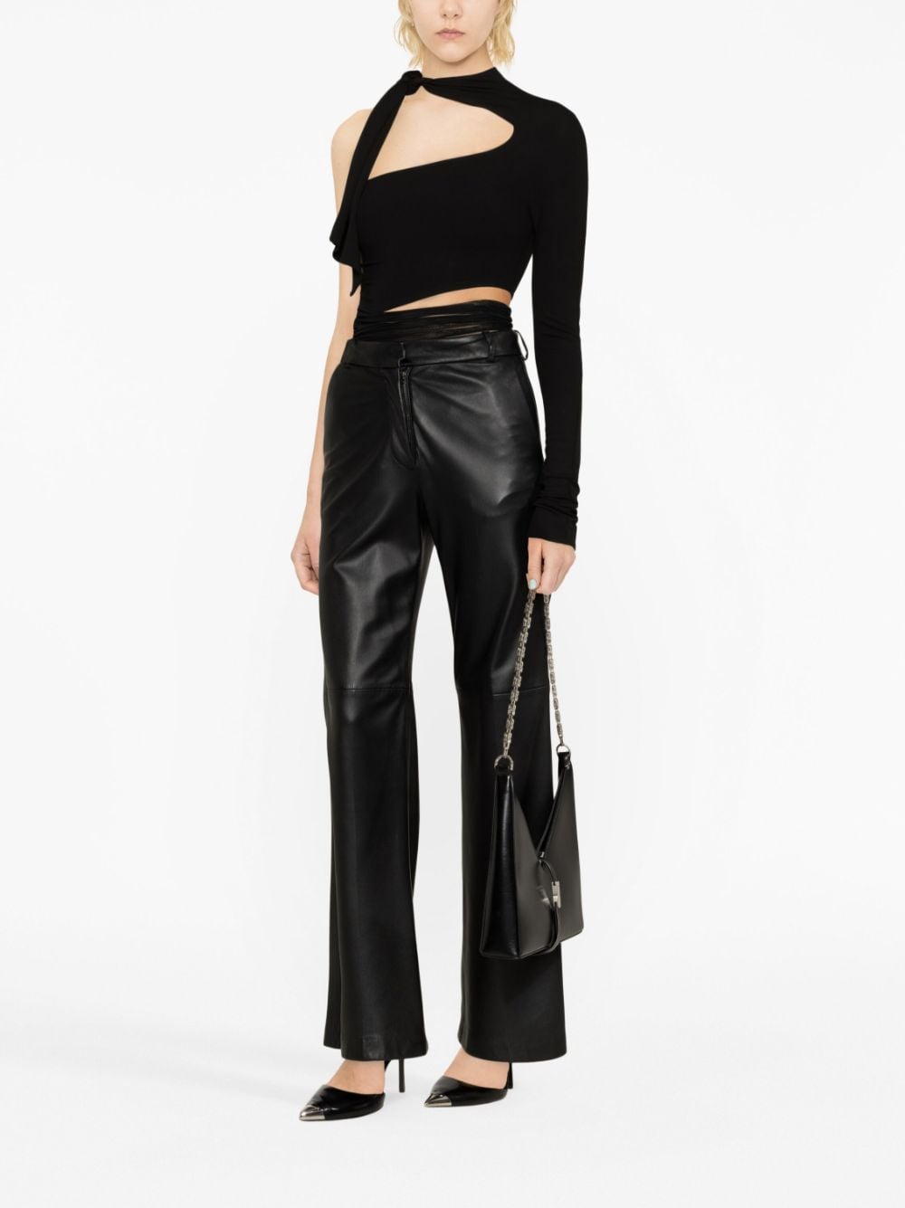 MUGLER Mesh Body Top