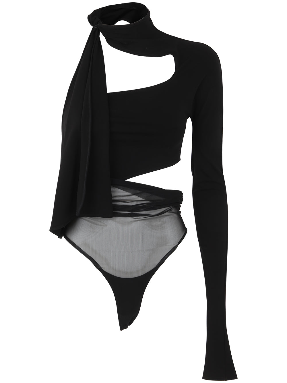 MUGLER Mesh Body Top