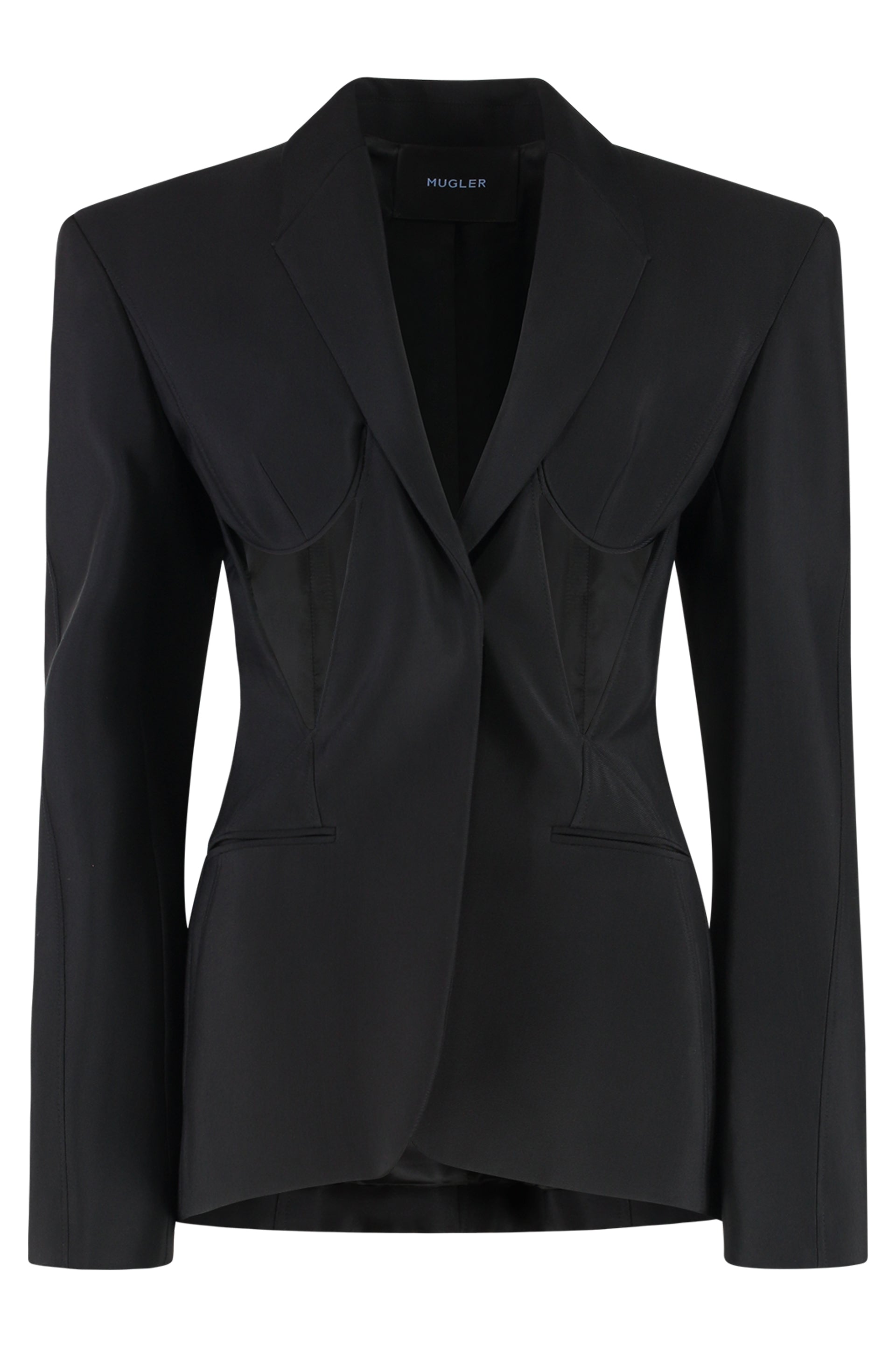 MUGLER Single-Breasted One Button Jacket - Women’s Outerwear