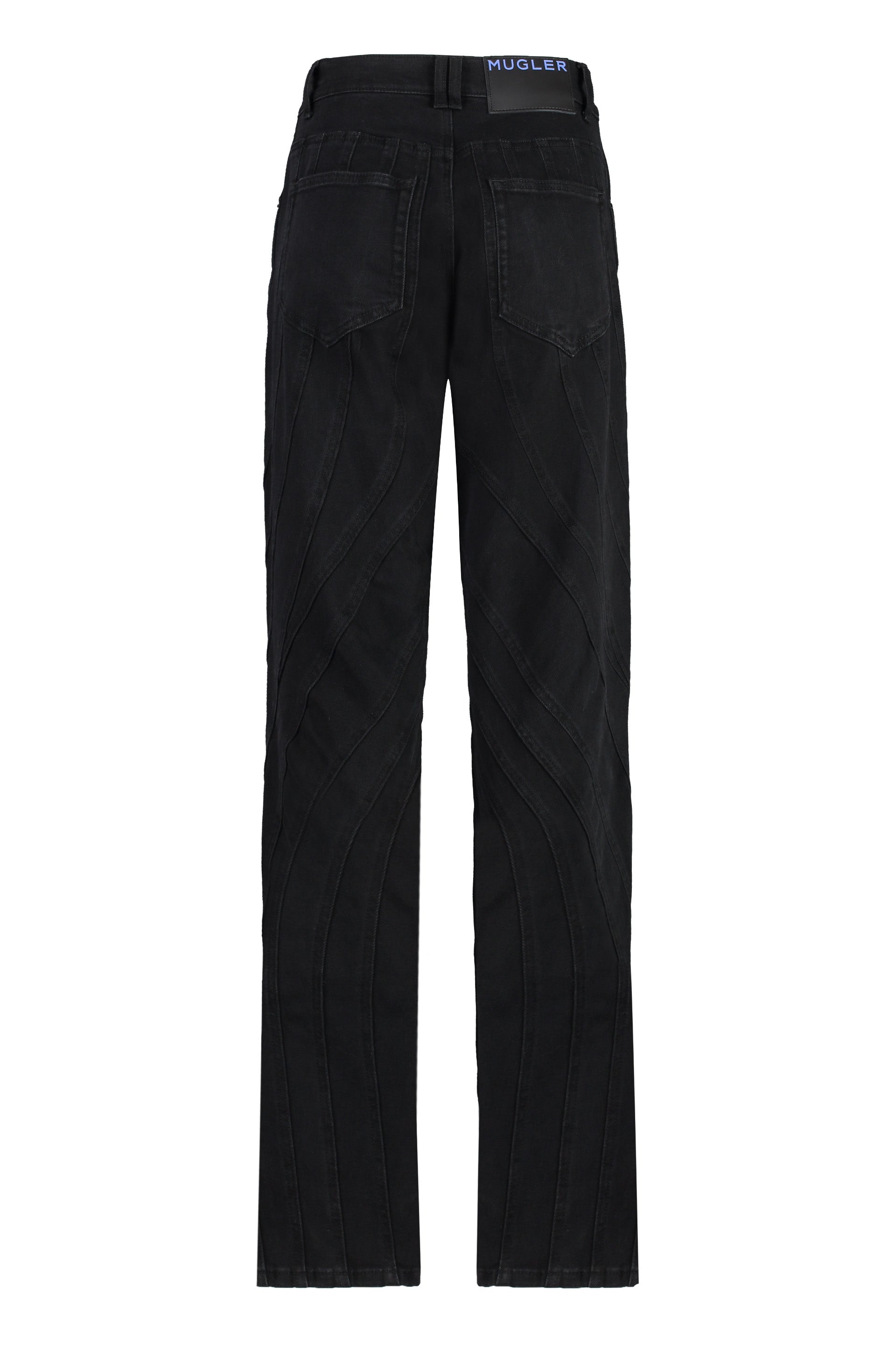 MUGLER 5-Pocket Straight-Leg Jeans for Women