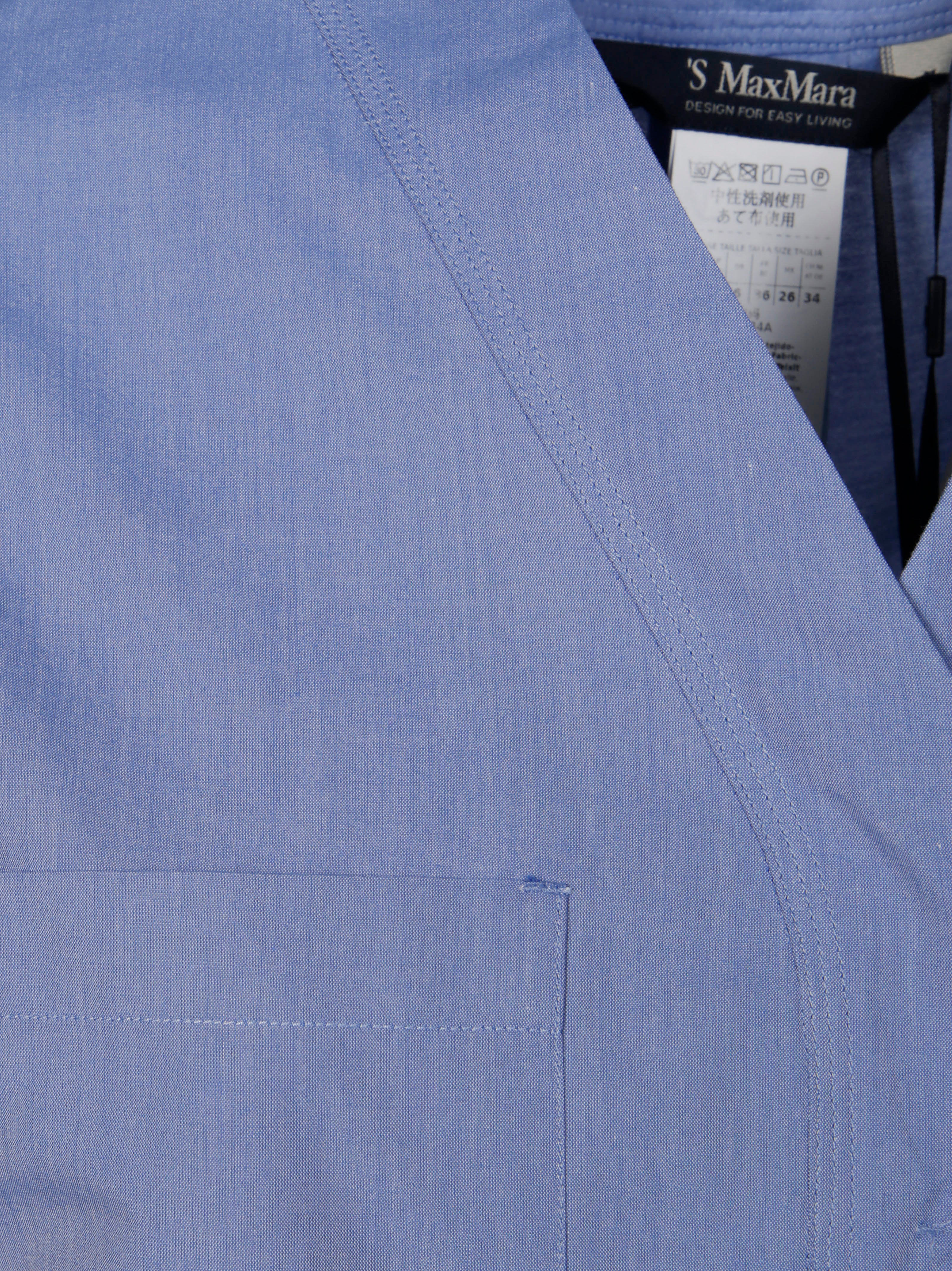 'S MAX MARA Men's Mini Collar Button-Up Shirt