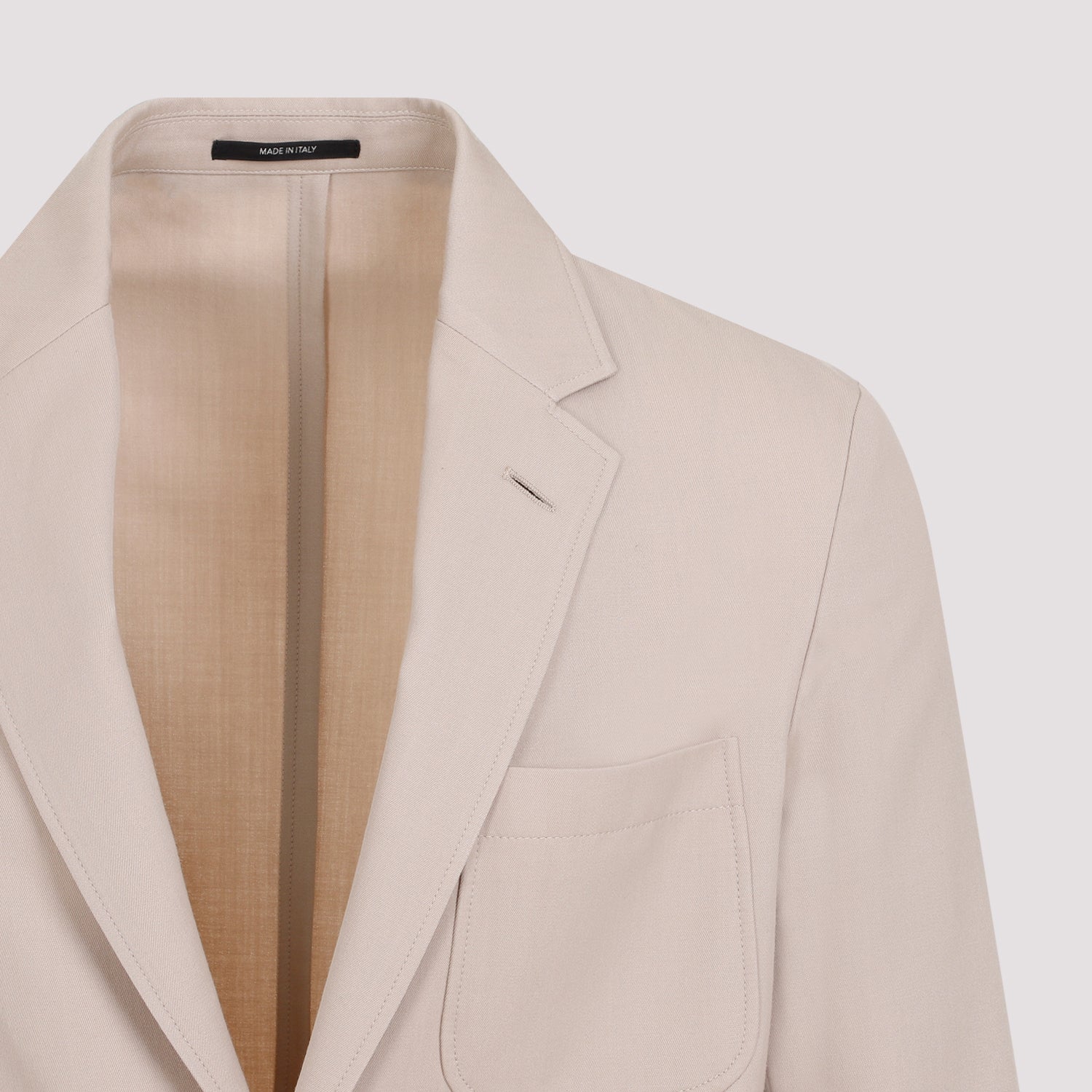 DUNHILL Convertible Wool Cotton Jacket
