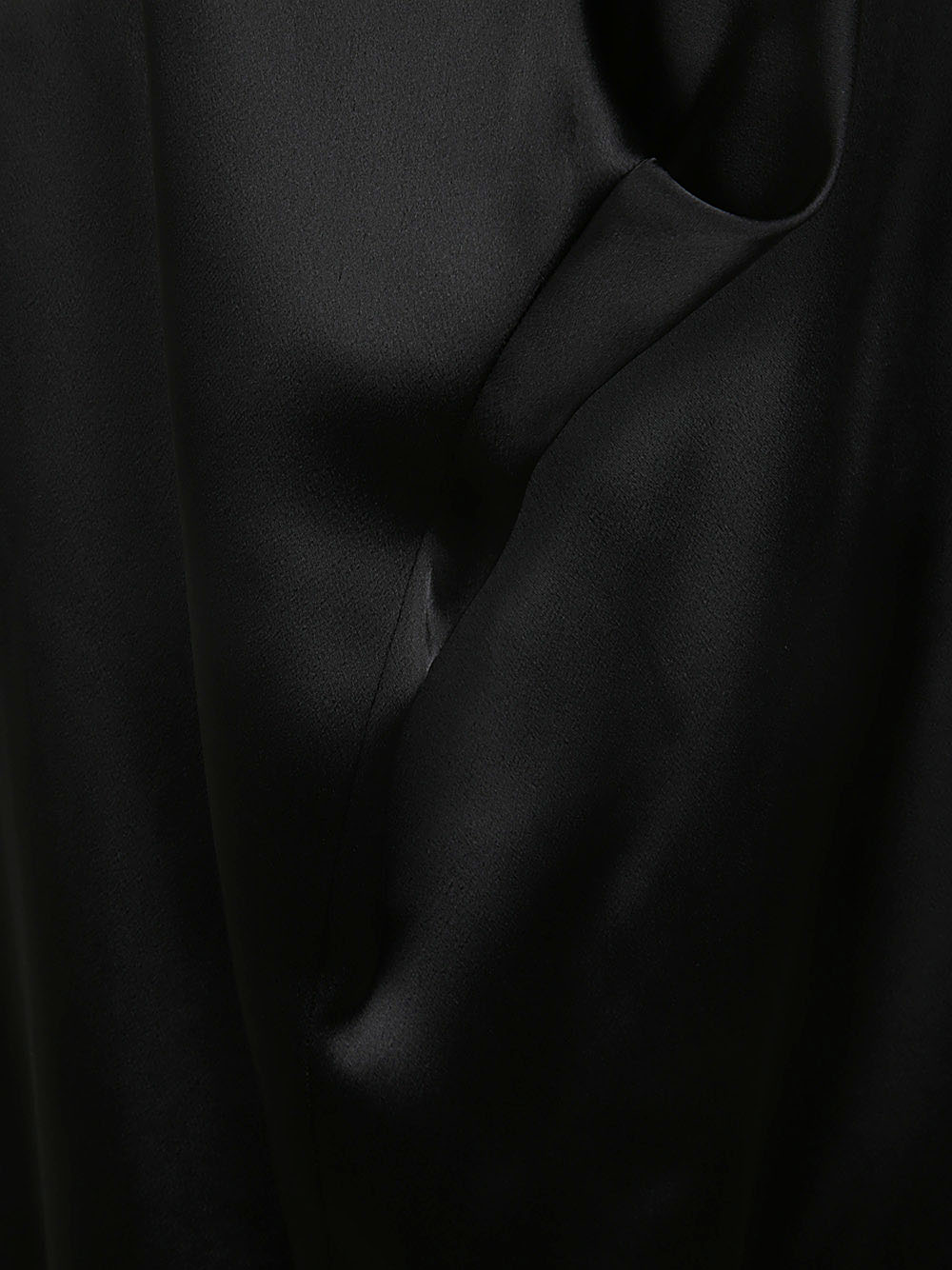 ANN DEMEULEMEESTER Draped Long Open Back Dress