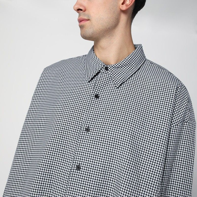 NEW AMSTERDAM SURF ASSOCIATION Wool Blend Checkered Design Shirt - FW24