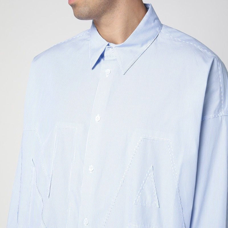 NEW AMSTERDAM SURF ASSOCIATION Blue Striped Cotton Shirt