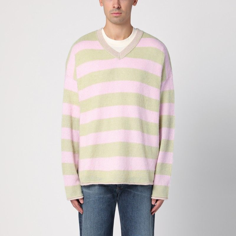 NEW AMSTERDAM SURF ASSOCIATION Oversized Striped Jumper for Men - Fall/Winter 2024