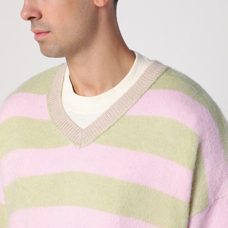 NEW AMSTERDAM SURF ASSOCIATION Oversized Striped Jumper for Men - Fall/Winter 2024