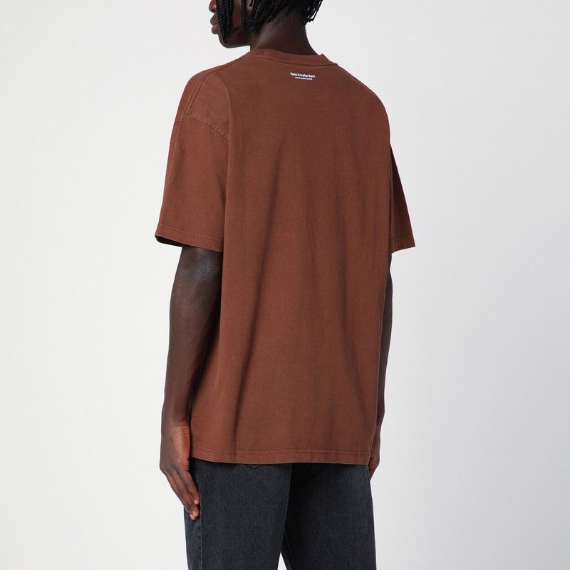 NEW AMSTERDAM SURF ASSOCIATION Oversized Cotton T-Shirt with Logo Print - Men's FW24 Collection