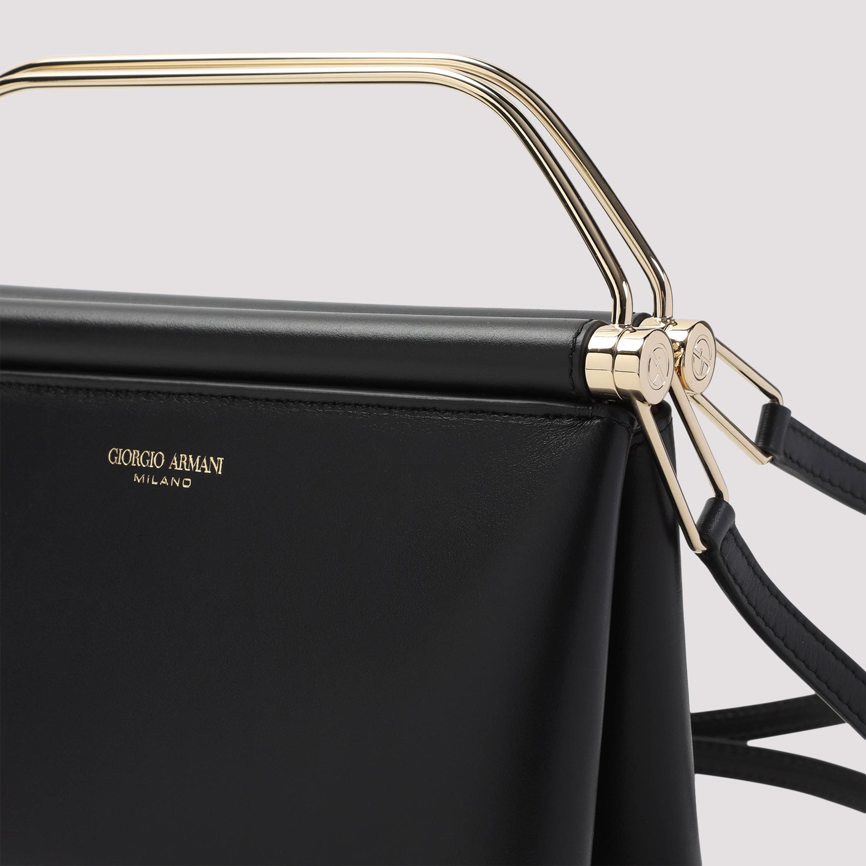 GIORGIO ARMANI Handcrafted Leather Handbag - Mini Size 20.5cm x 14cm x 7.5cm