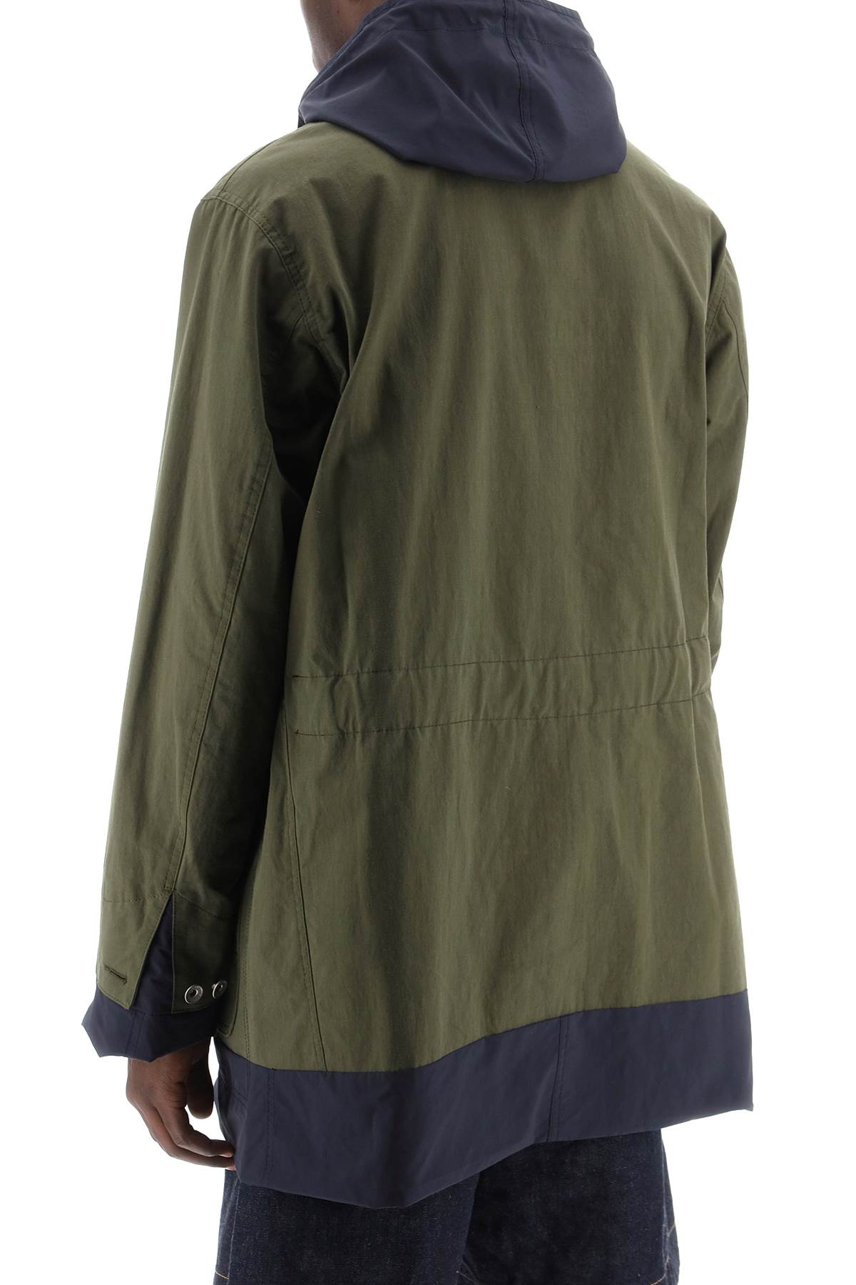 SACAI Reversible Cotton and Nylon Jacket for Men - SS24 Collection