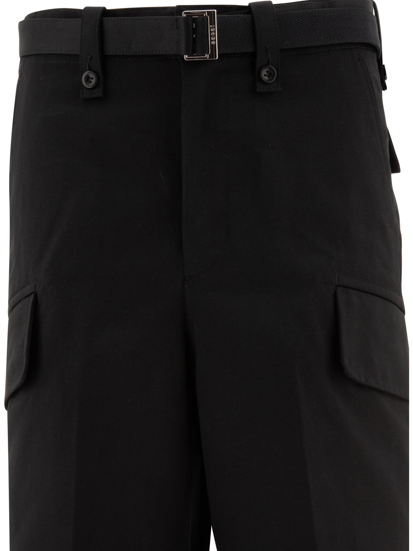 SACAI Belted Regular Fit Trousers for Men
