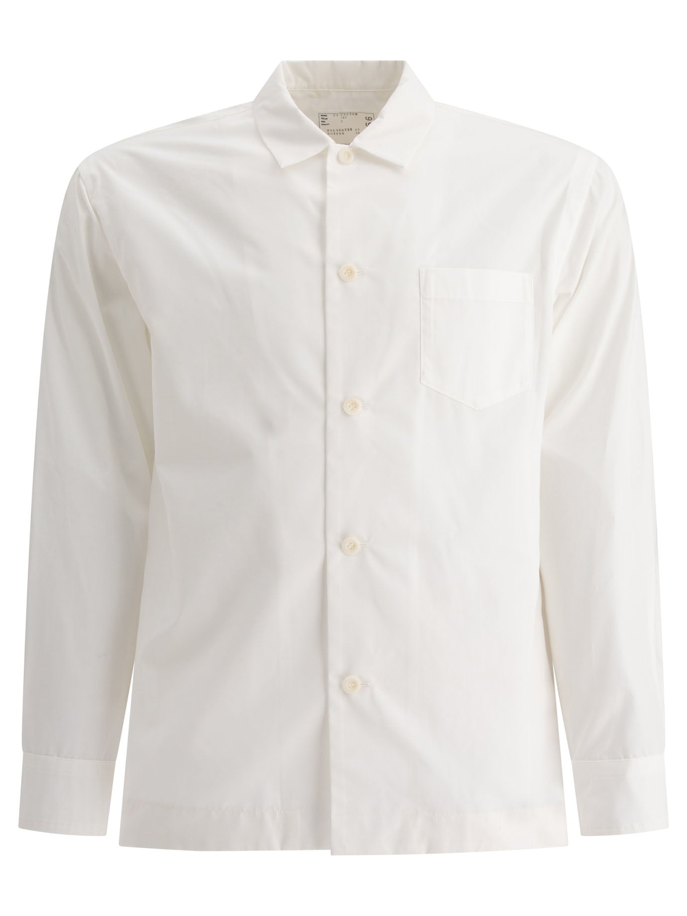 SACAI Regular Fit Long Sleeve Shirt with Pocket