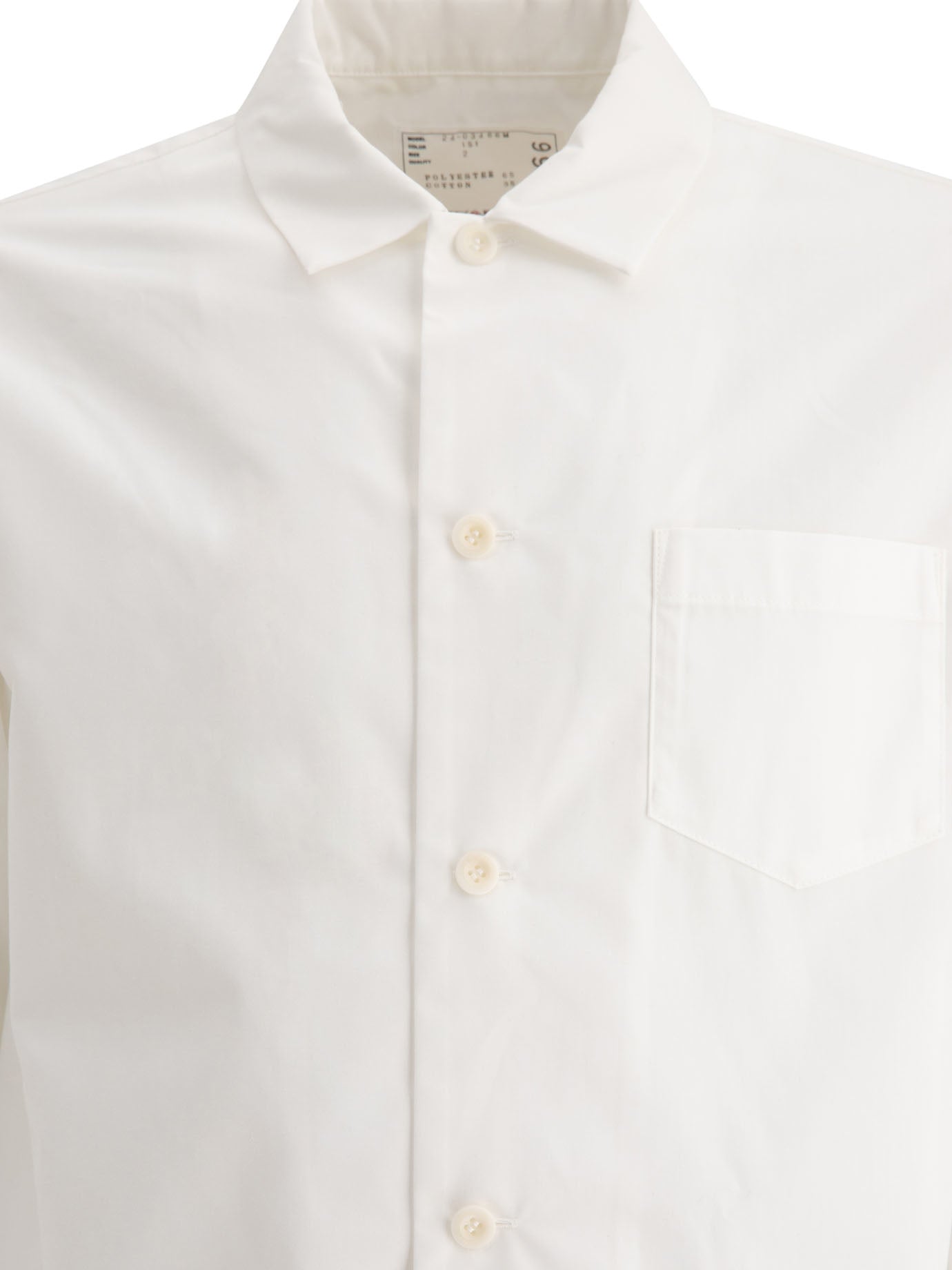 SACAI Regular Fit Long Sleeve Shirt with Pocket