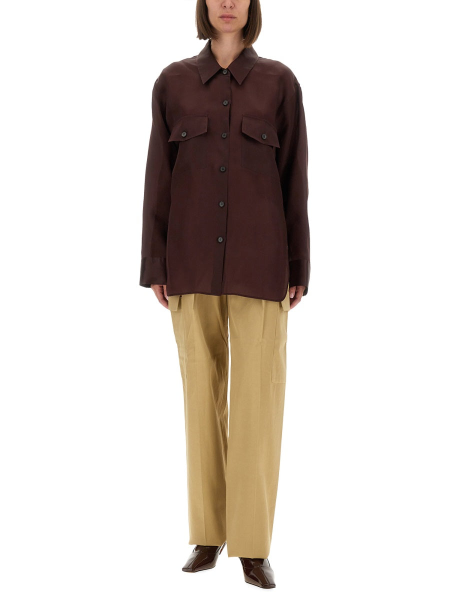 KHAITE Silk Matteo Shirt for Women - FW25 Collection
