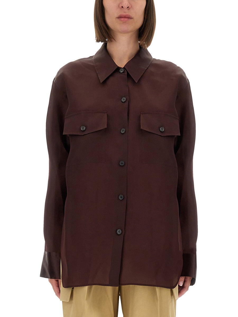KHAITE Silk Matteo Shirt for Women - FW25 Collection