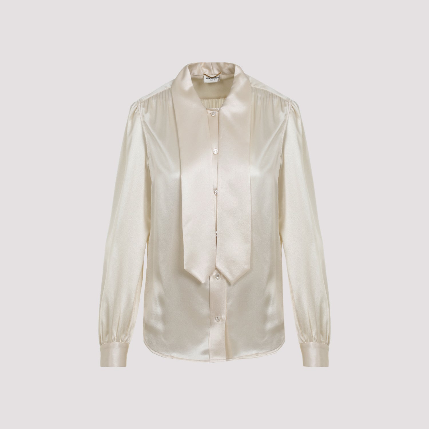 SAINT LAURENT Elegant Silk Blouse for Men - SS24