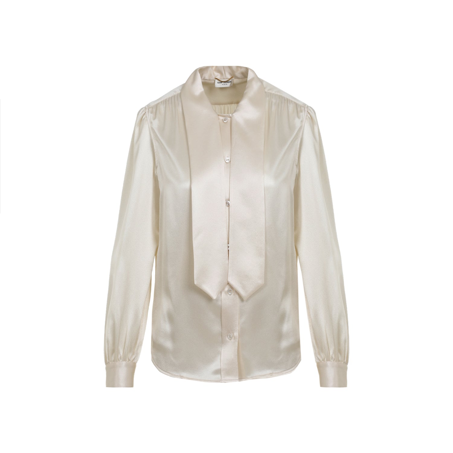 SAINT LAURENT Elegant Silk Blouse for Men - SS24