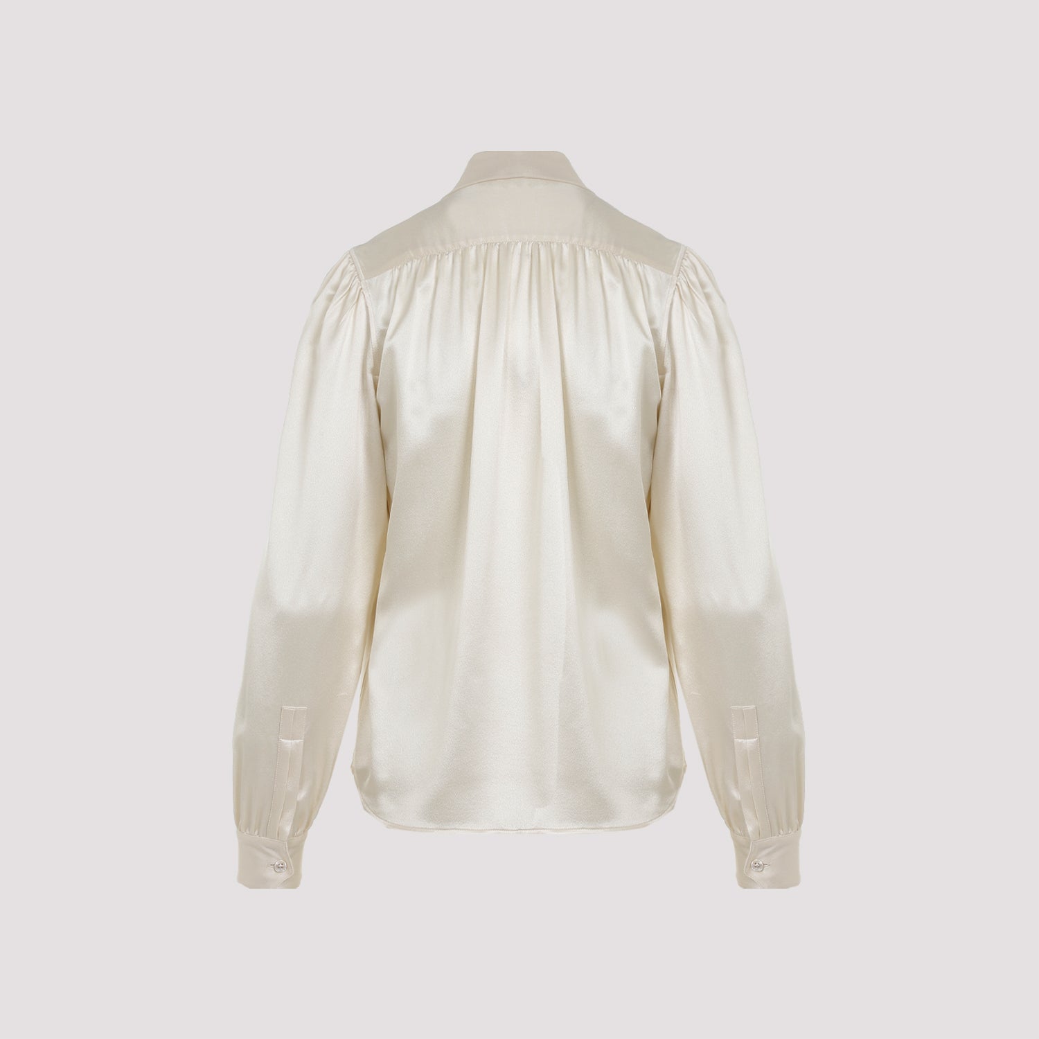 SAINT LAURENT Elegant Silk Blouse for Men - SS24
