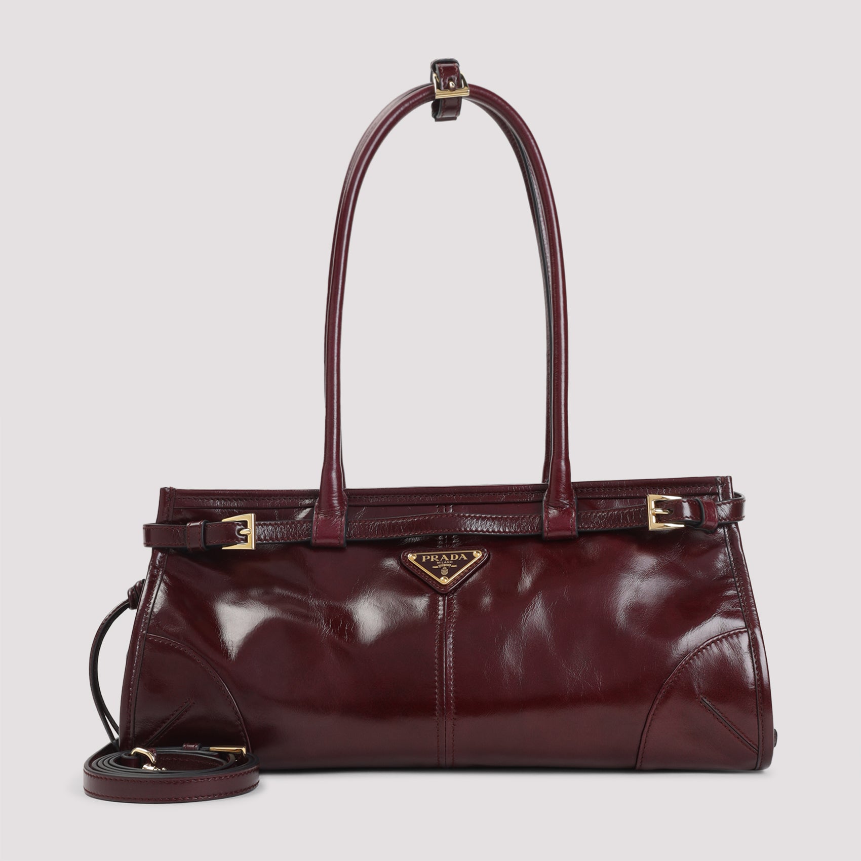 PRADA Mini Leather Handbag - 32.5cm x 15cm x 12cm