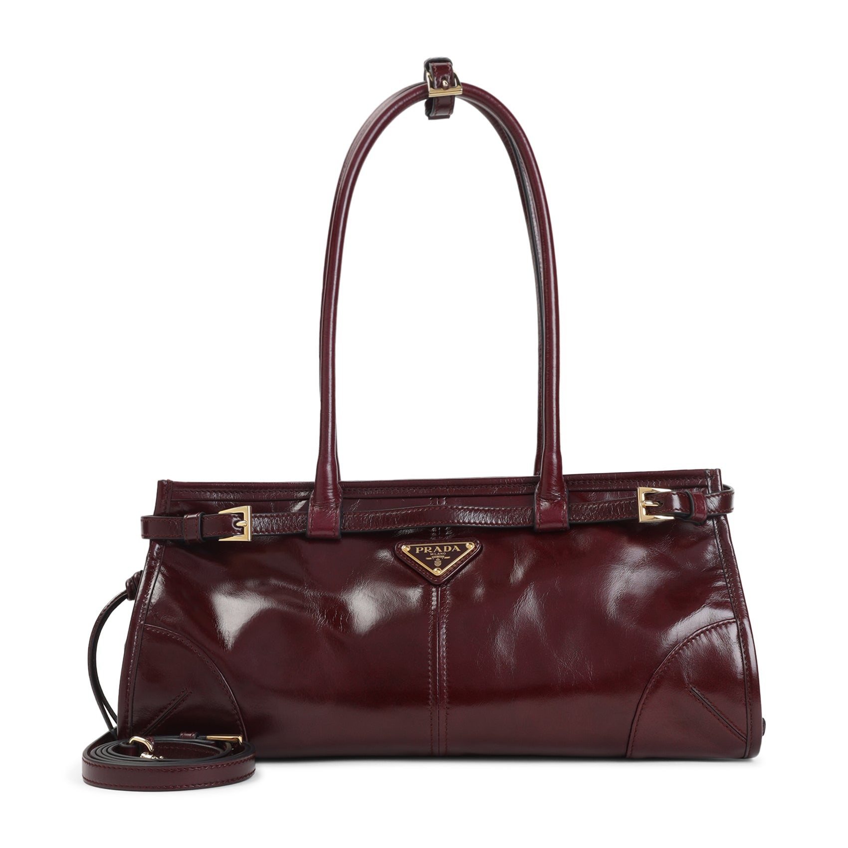 PRADA Mini Leather Handbag - 32.5cm x 15cm x 12cm