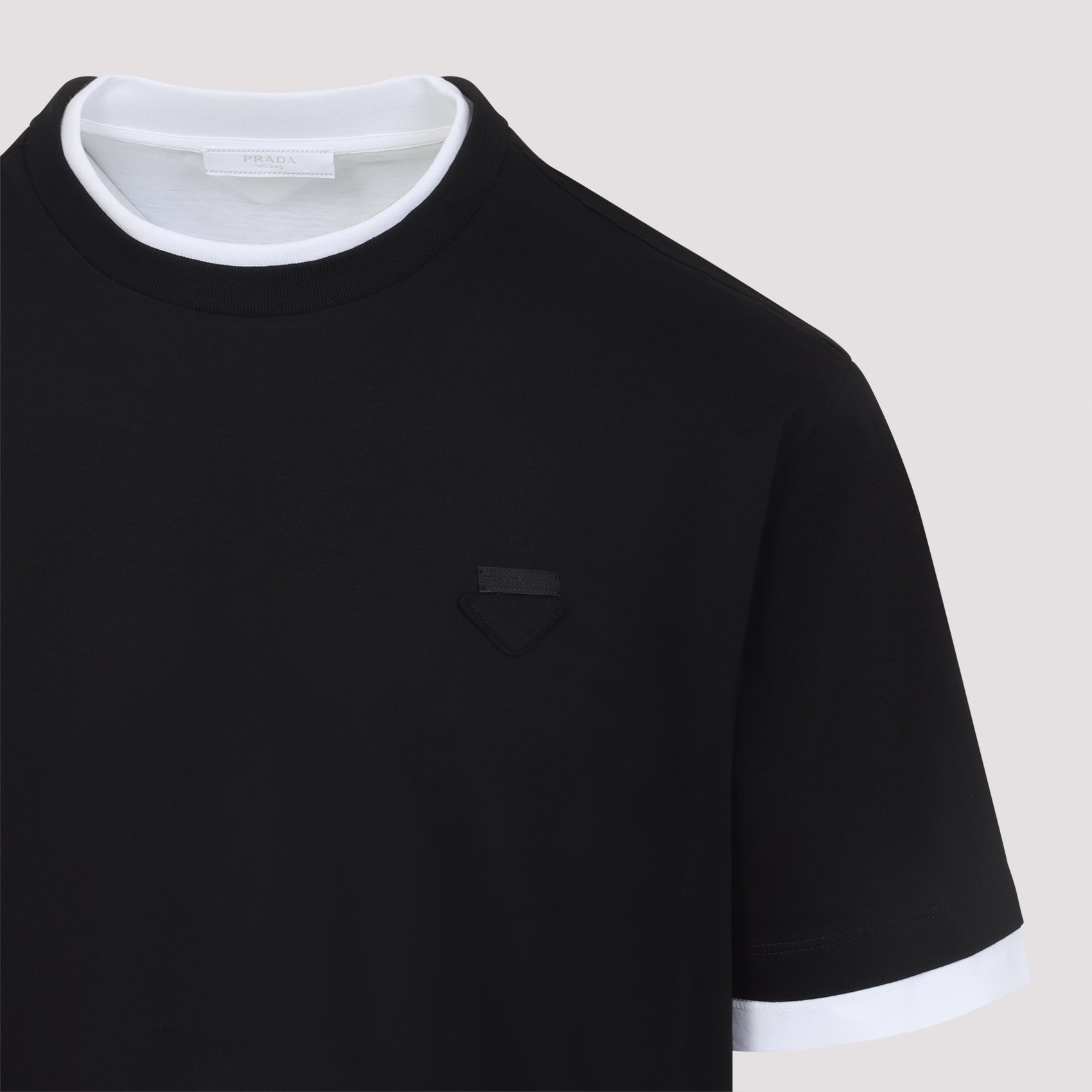 PRADA Short Sleeves Crewneck T-Shirt