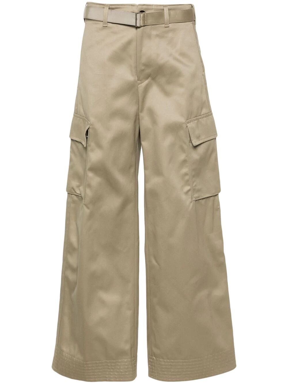 SACAI Chic Cotton Chino Pants for Women - SS24