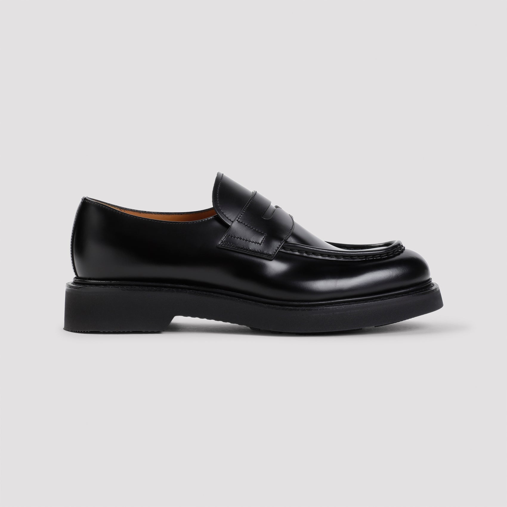 CHURCH`S Classic Leather Lynton Loafers for Men