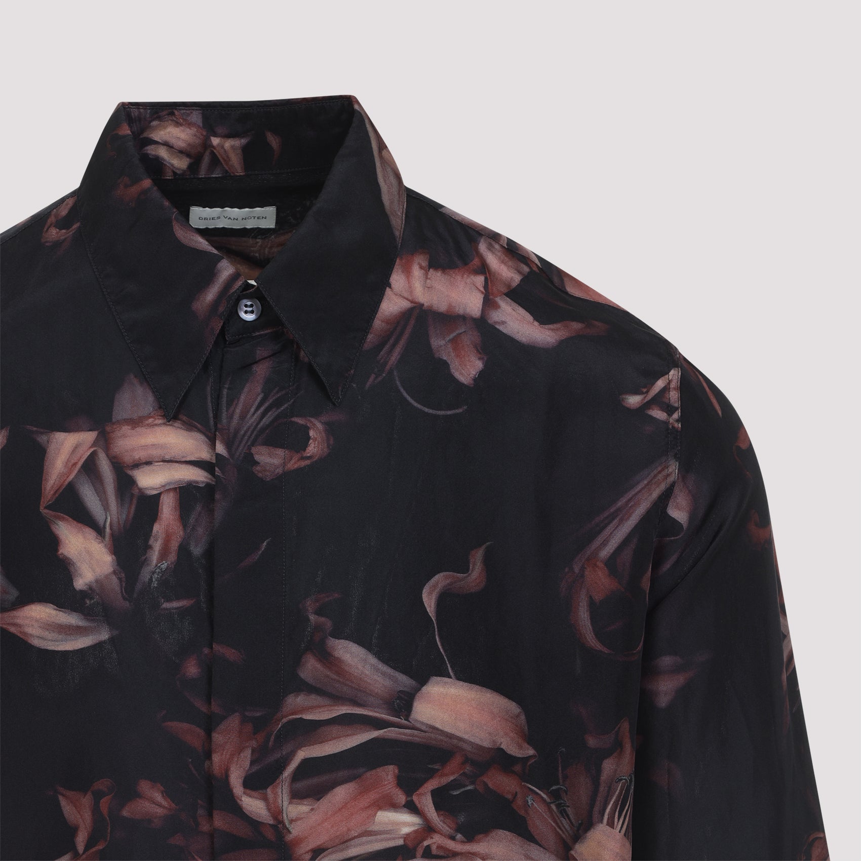 DRIES VAN NOTEN Carvie Silk Shirt for Men