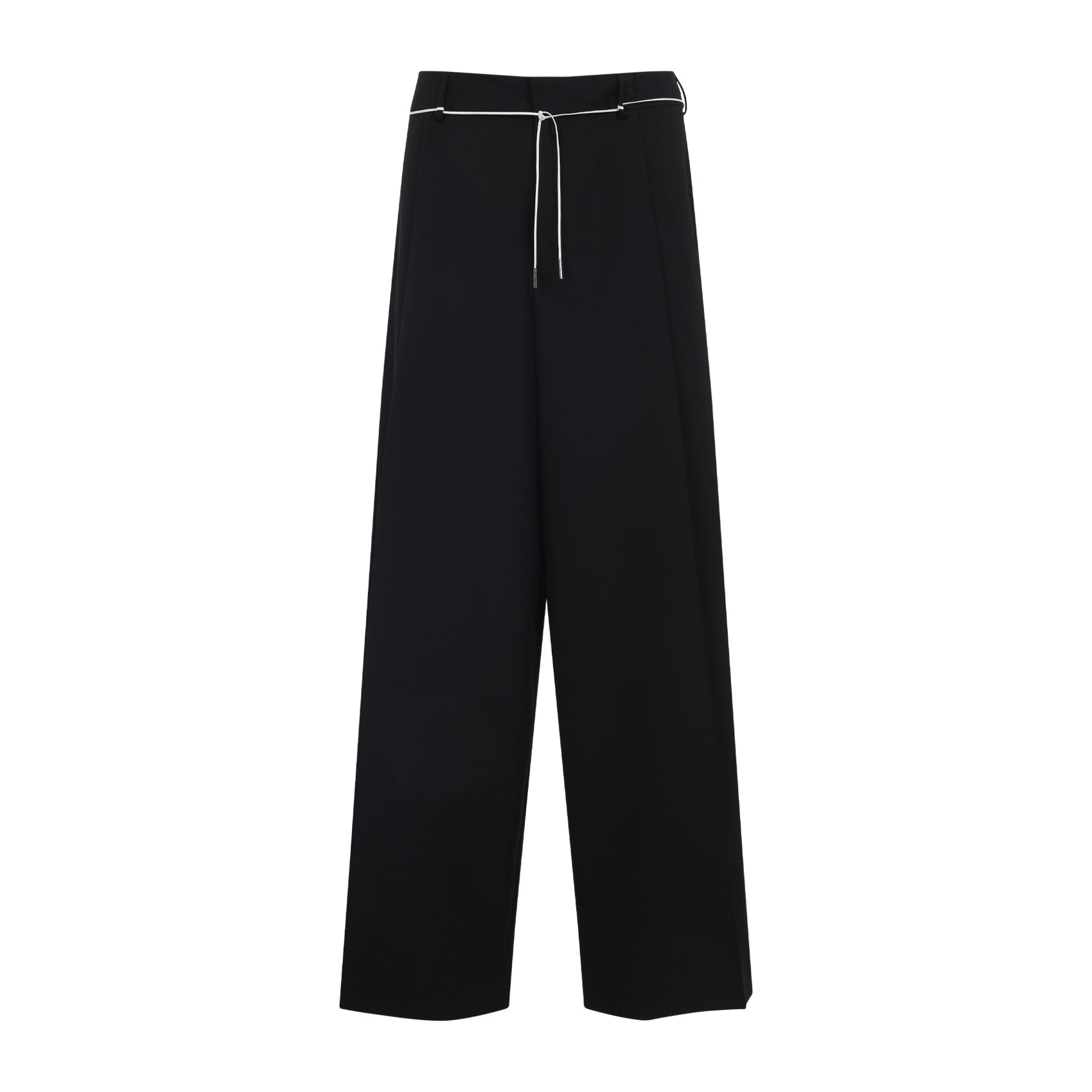 DRIES VAN NOTEN Piers Wide Leg Wool Pants