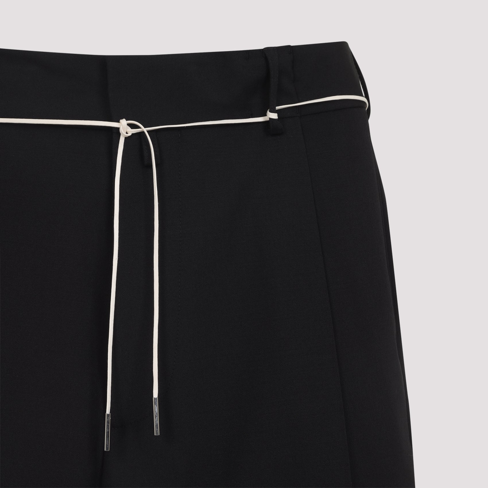 DRIES VAN NOTEN Piers Wide Leg Wool Pants