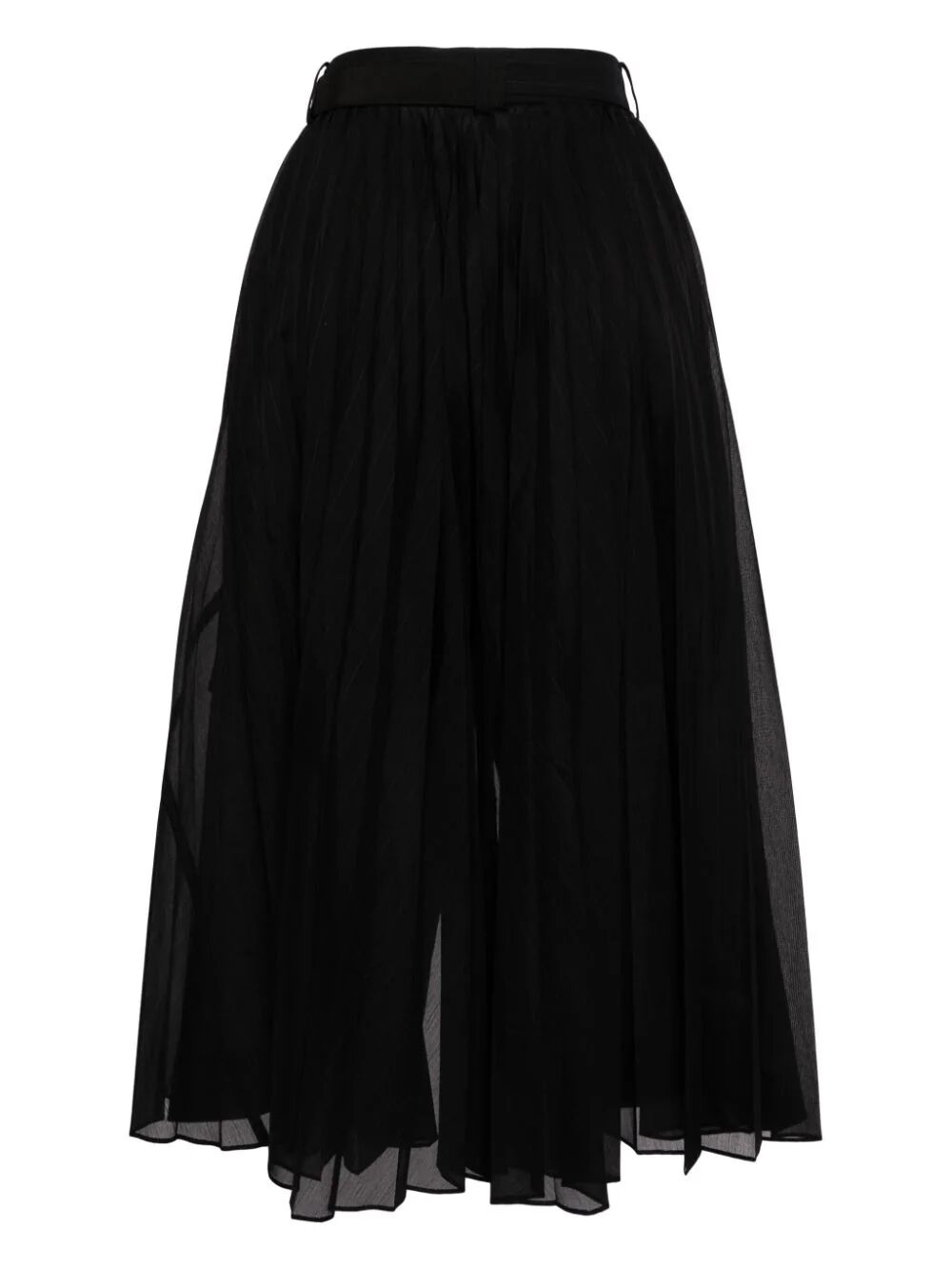 SACAI Chalk Stripe Glencheck Mini Skirt